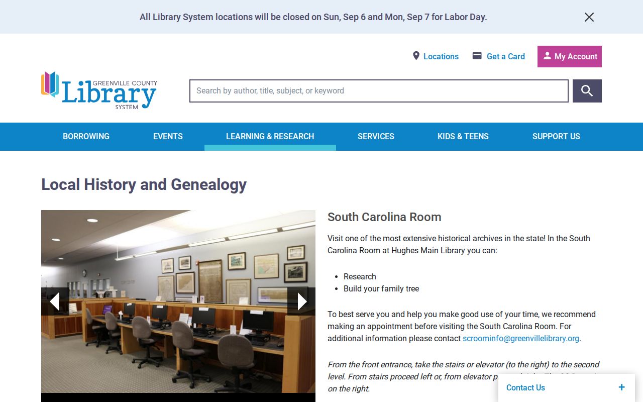 Mauldin city directory research at the Greenville Library South Carolina Room