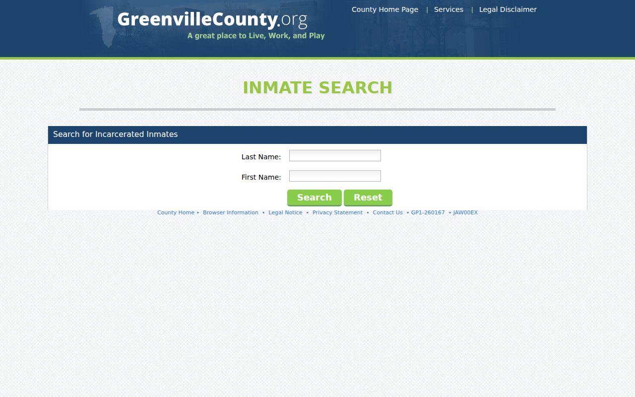 Mauldin residents directory Greenville County detention search entry