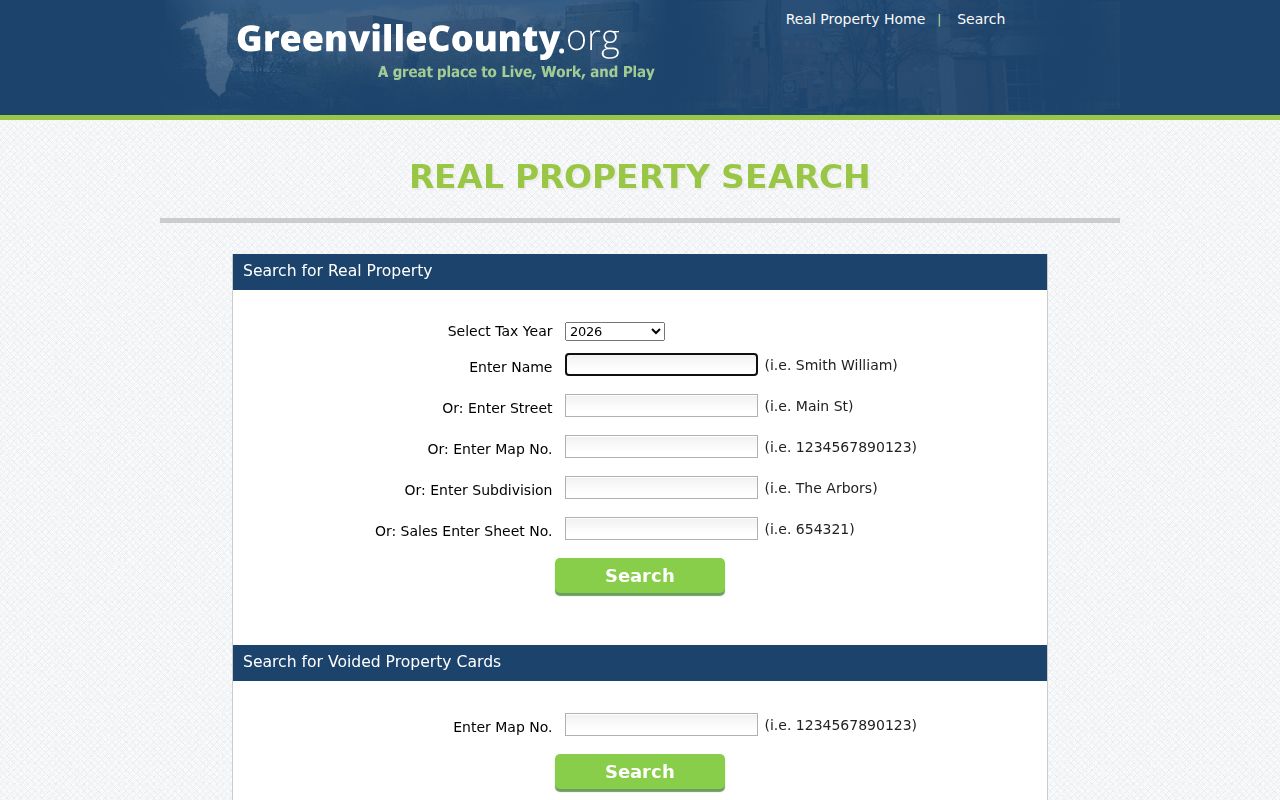 Mauldin residents directory Greenville County Real Property Search