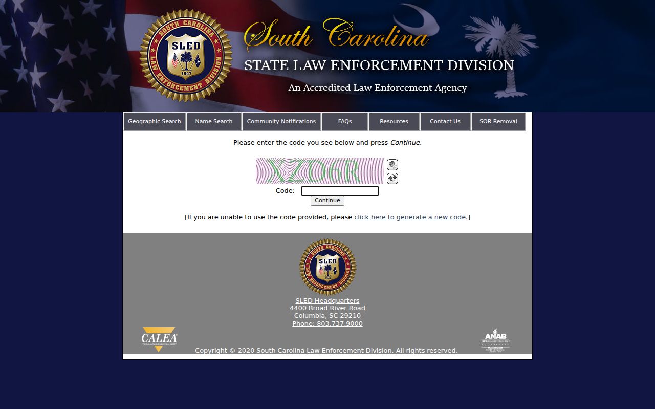 Mauldin residents directory SLED registry entry