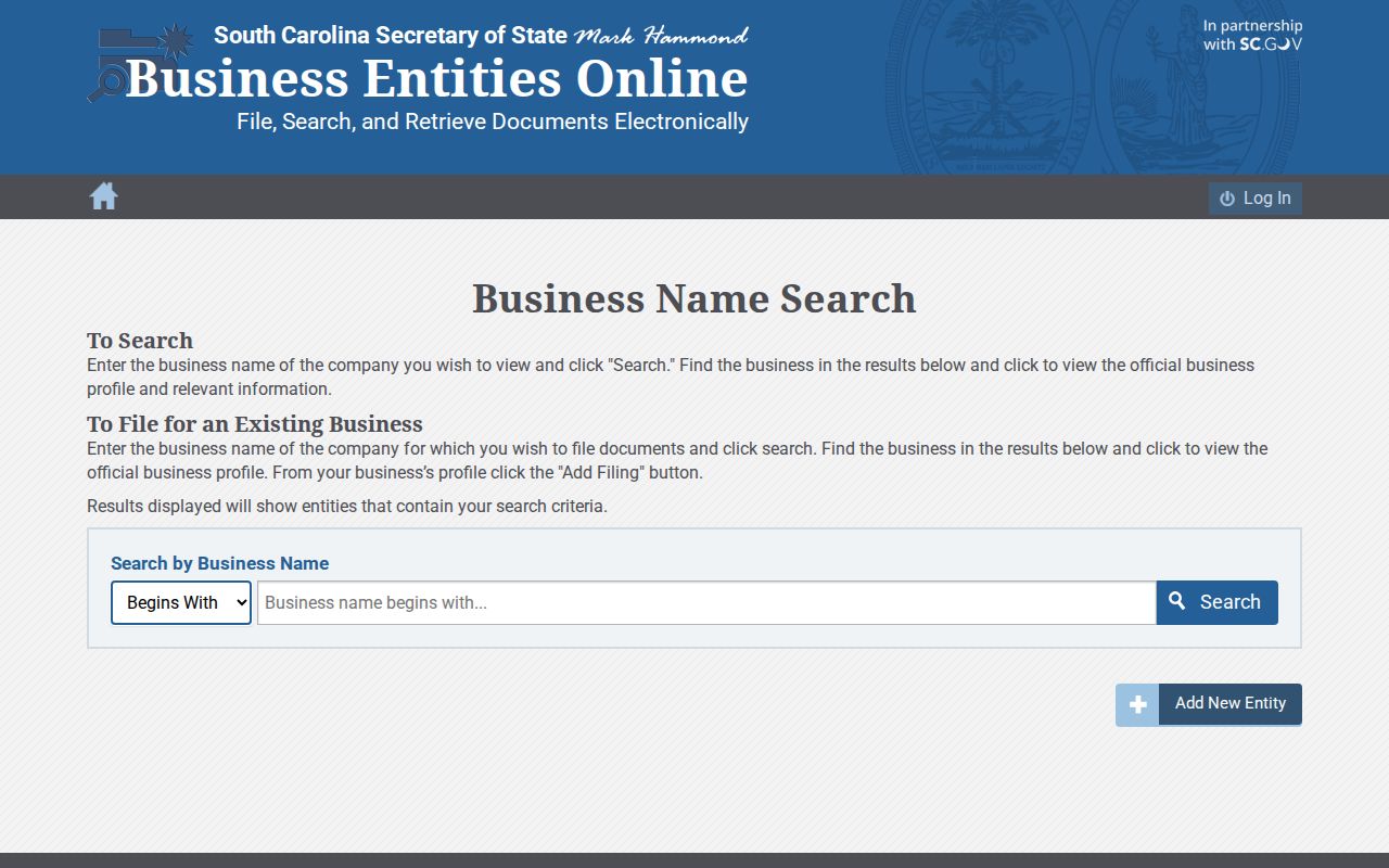 Mauldin residents directory South Carolina business entity search